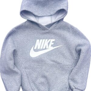 Nike Kids Light Gray Hoodie size 6/7